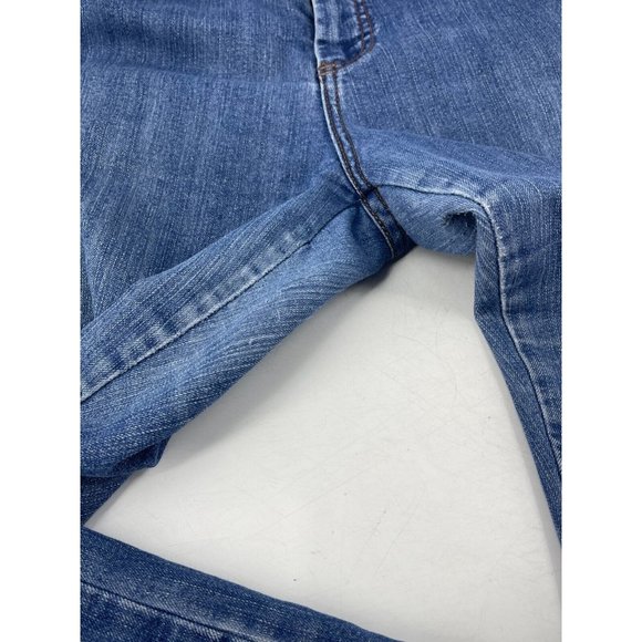 Bill Blass Mid Rise Medium Wash Straight Leg Button Pockets Denim Jeans Size 14 - Picture 10 of 16